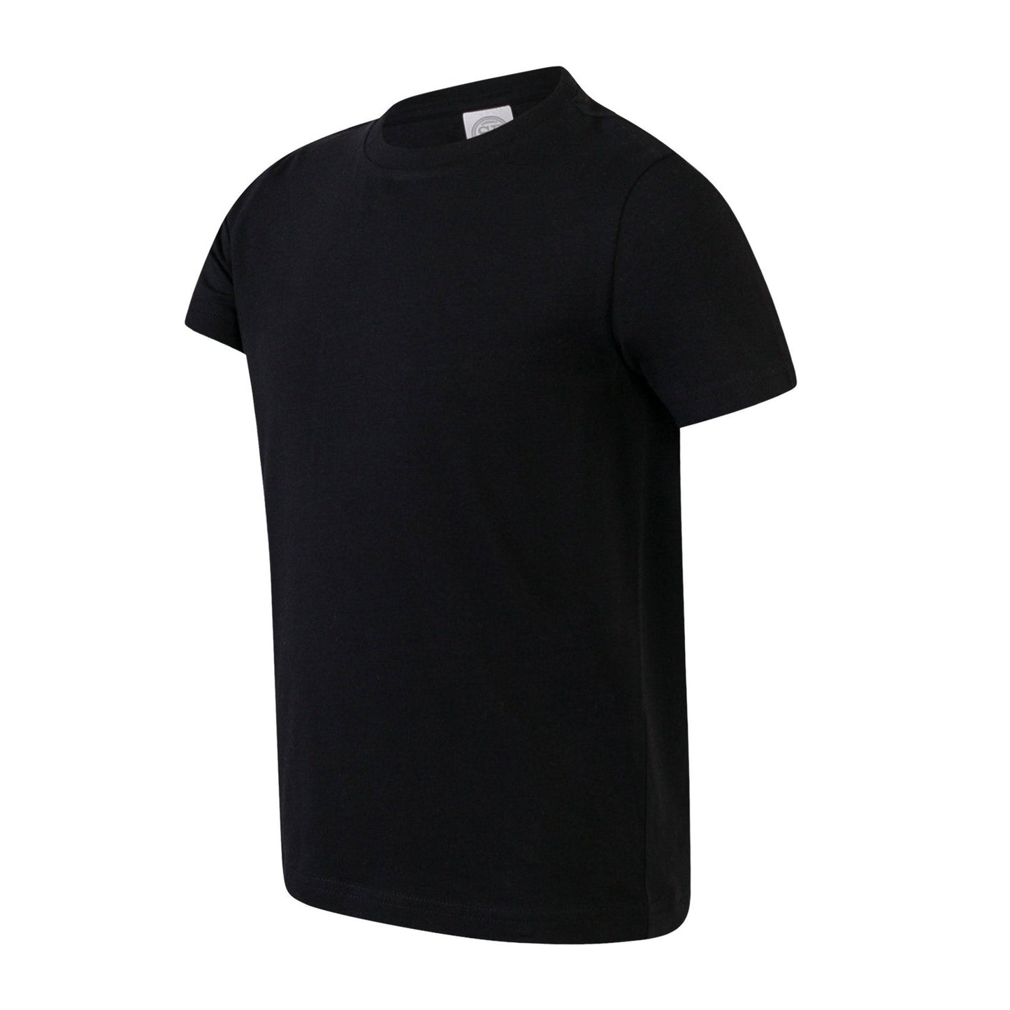 SF Minni Kids Feel-Good Stretch T Shirt Ribbed Neck Tear-Out Label Slim Fit