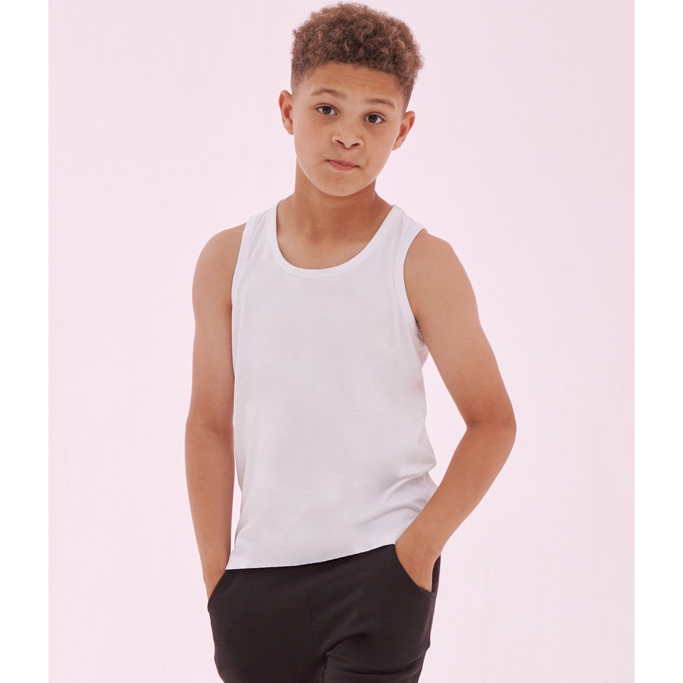 SF Minni Kids Stretch Vest Soft Feel Longline Slim Fit 96% Cotton 4% Elastane