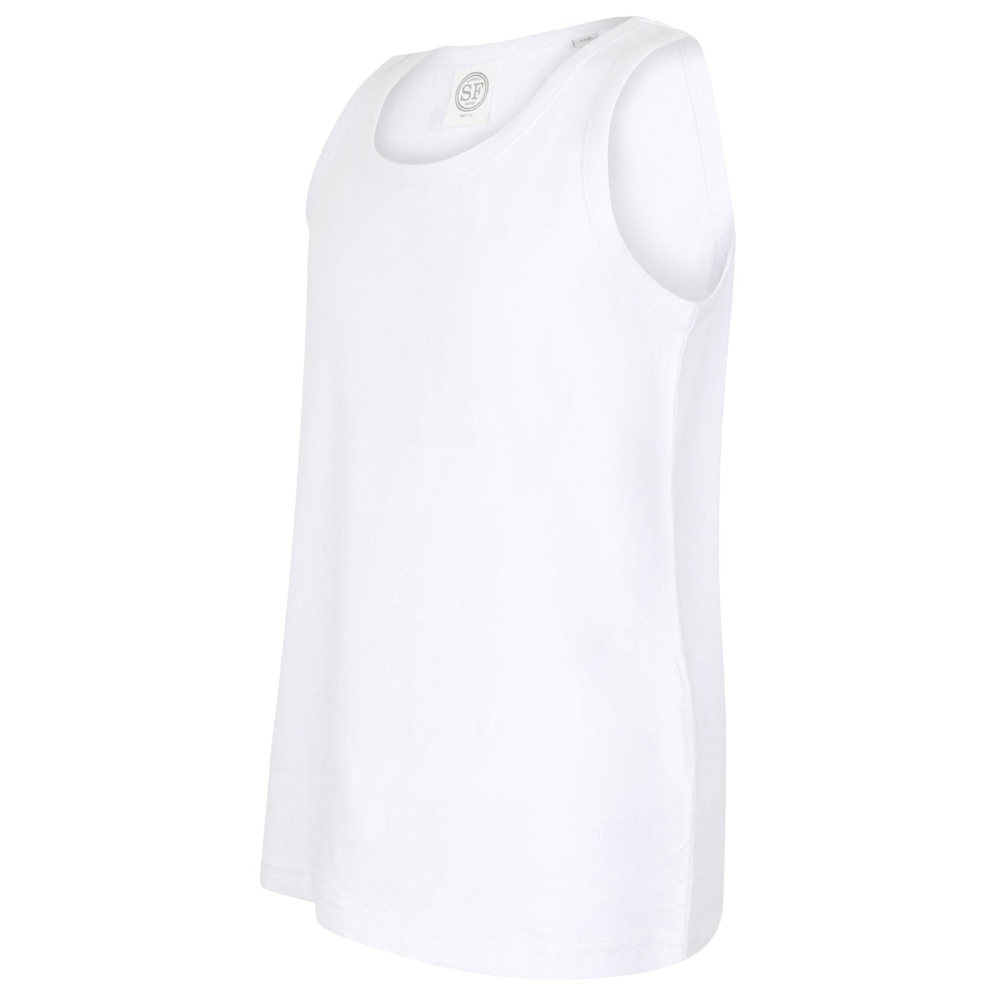 SF Minni Kids Stretch Vest Soft Feel Longline Slim Fit 96% Cotton 4% Elastane