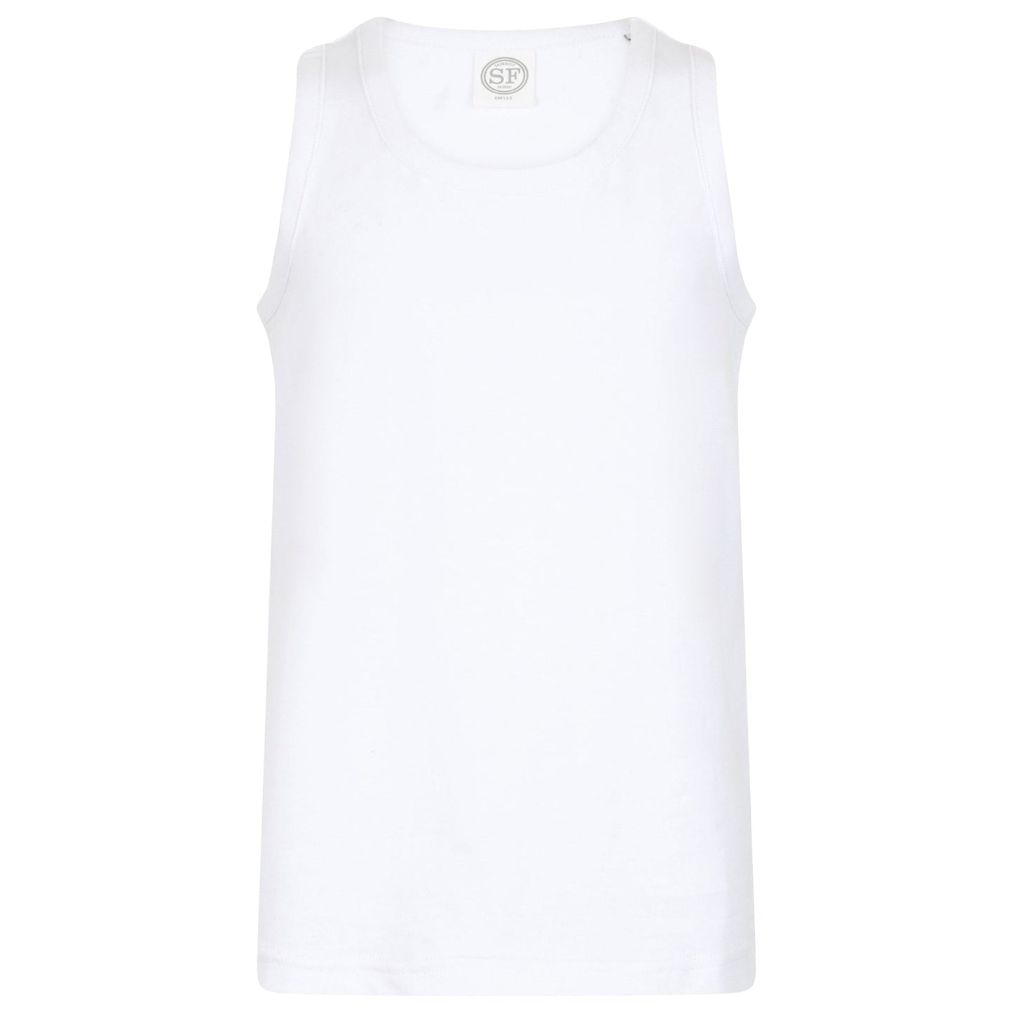 SF Minni Kids Stretch Vest Soft Feel Longline Slim Fit 96% Cotton 4% Elastane