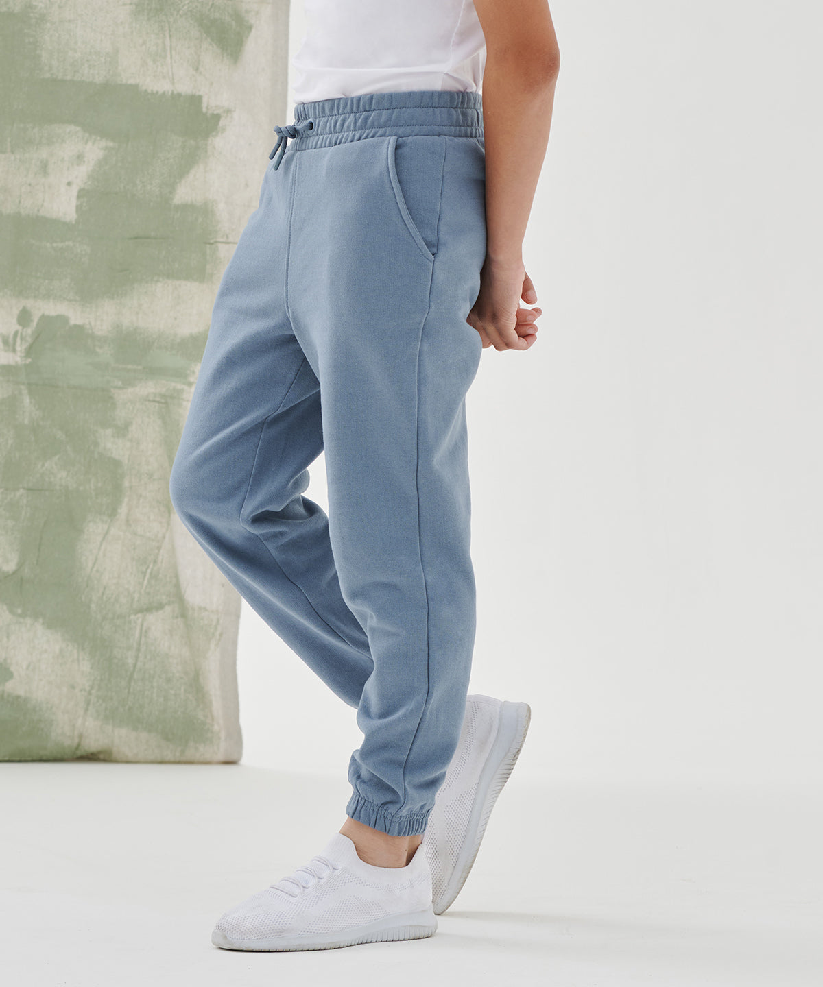 Sf Minni Kids Sustainable Cuffed Joggers Unisex Eco-Friendly Fashion 7-12 Years