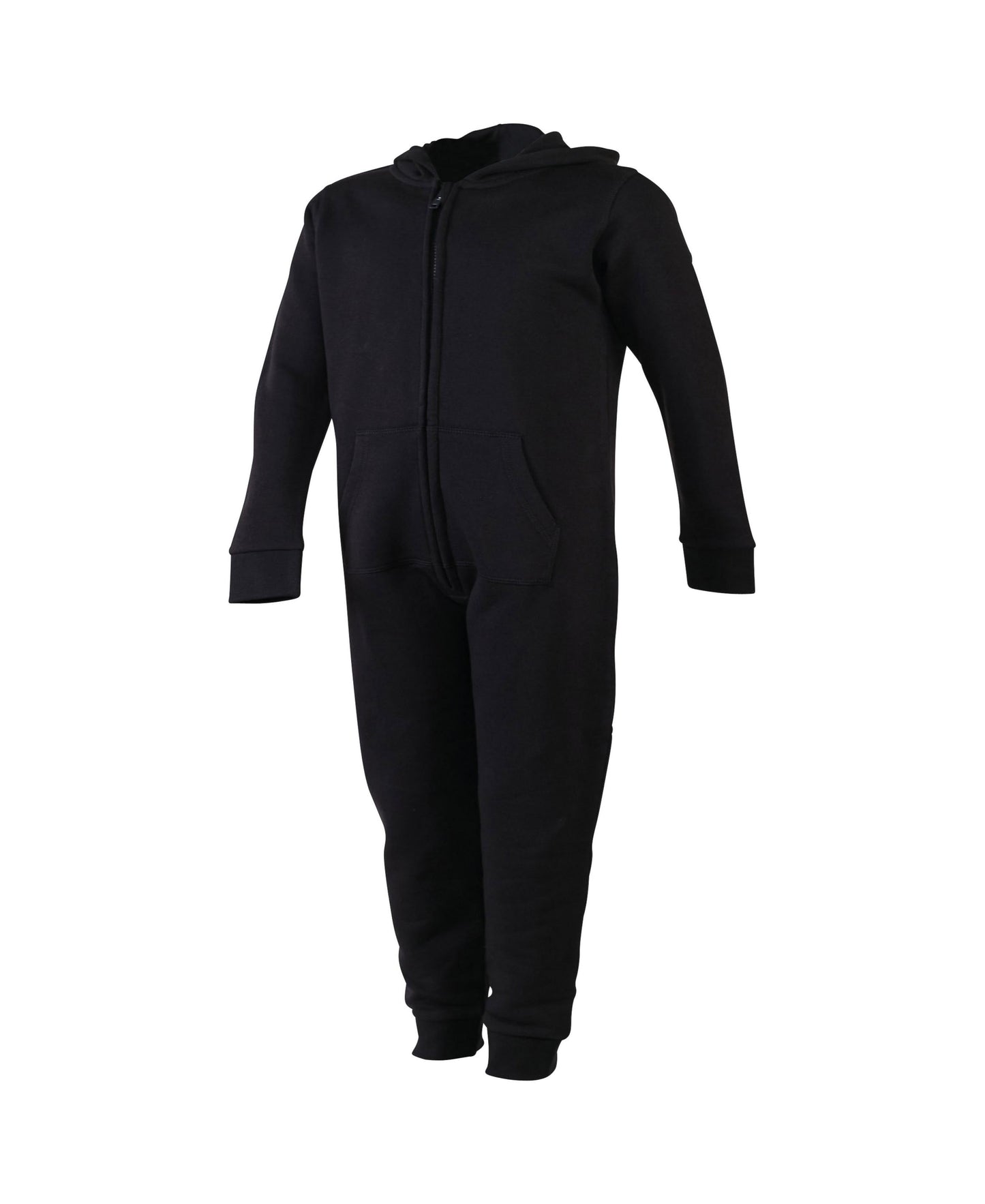 Sf Unisex Slim Fit All-In-One Loungewear with Zipper Front and Hood