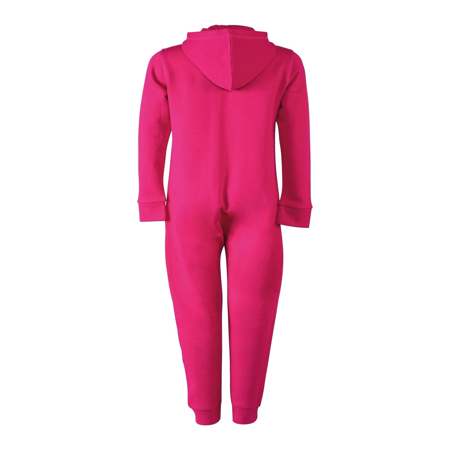 Sf Minni Kids Slim Fit All-In-One Loungewear with Front Zip and Kangaroo Pocket