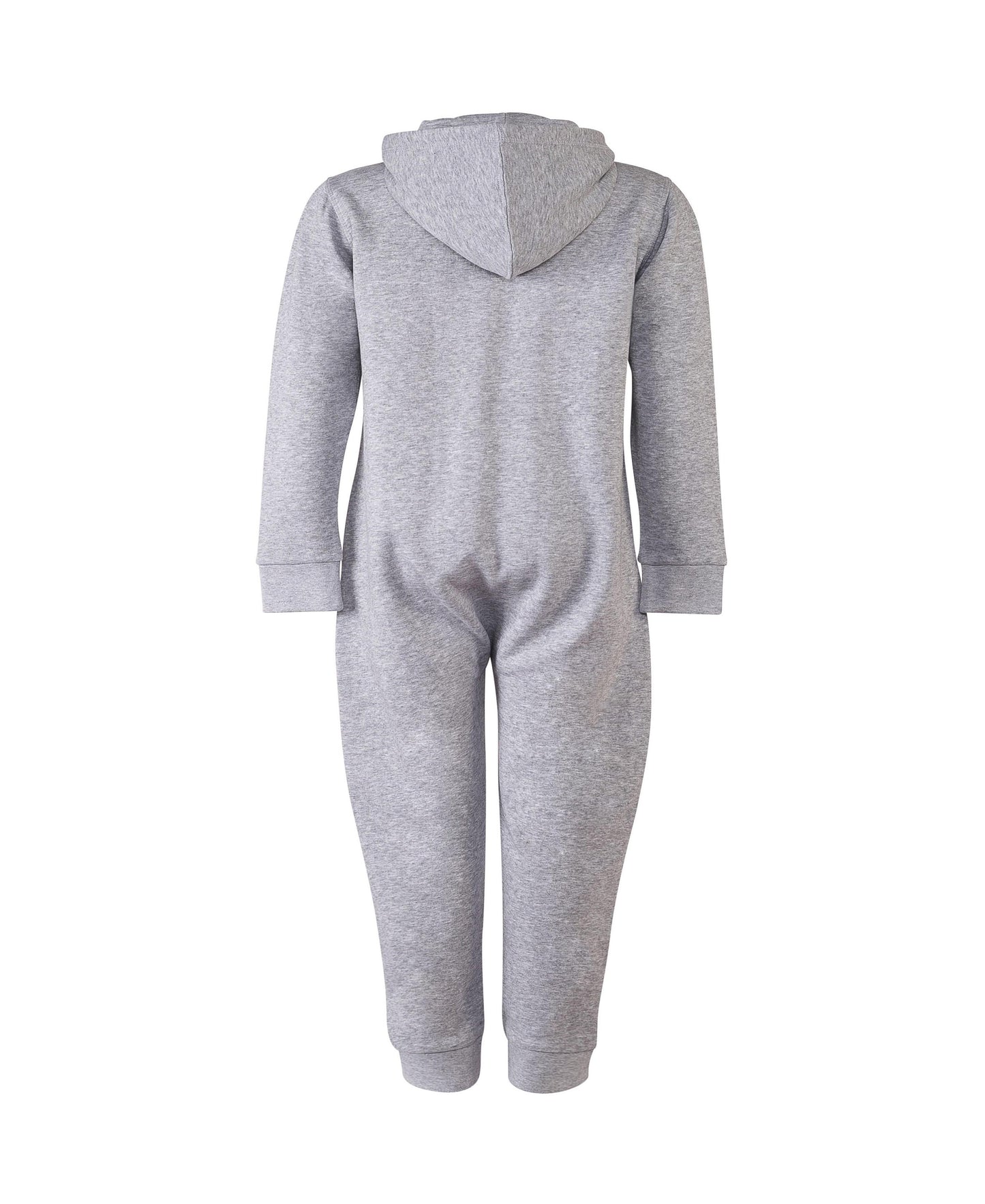 Sf Unisex Slim Fit All-In-One Loungewear with Zipper Front and Hood