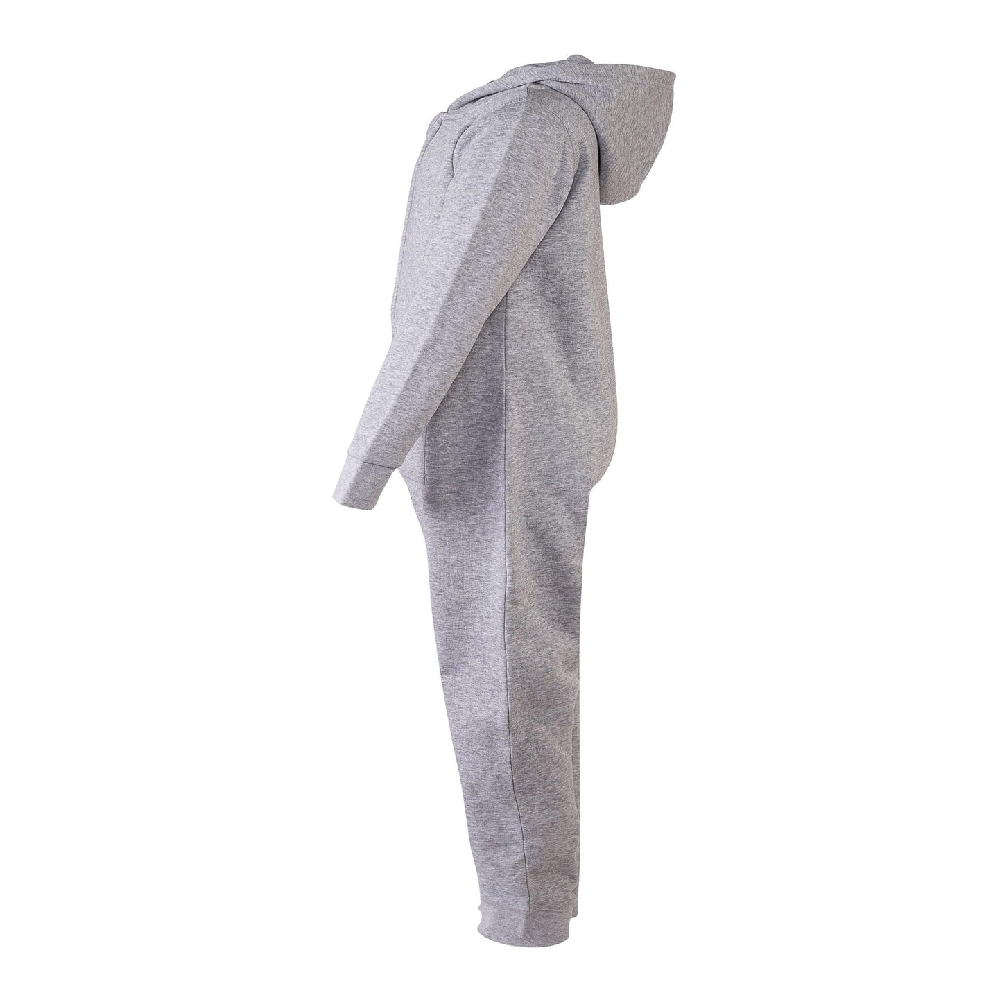 Sf Minni Kids Slim Fit All-In-One Loungewear with Front Zip and Kangaroo Pocket
