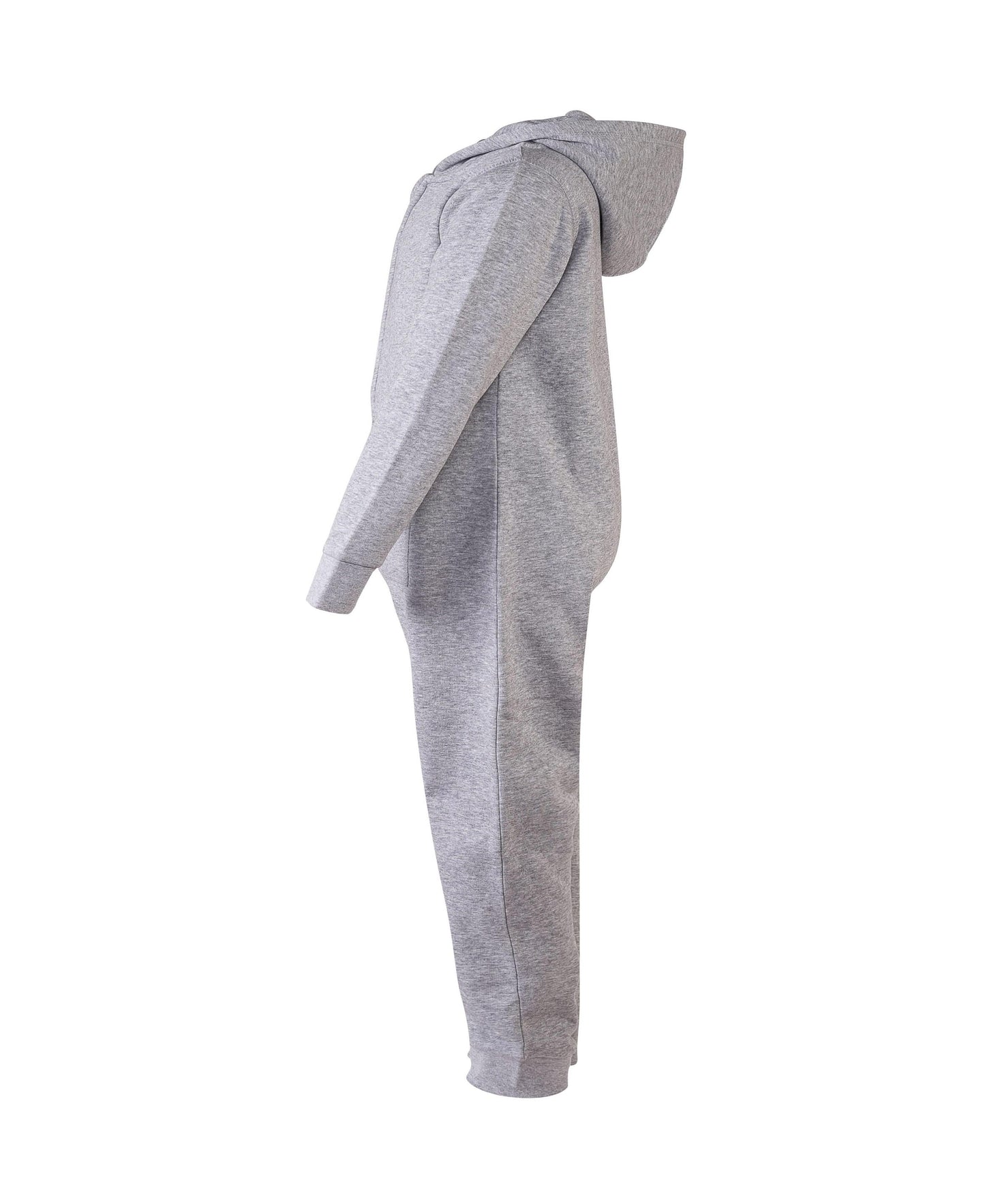 Sf Unisex Slim Fit All-In-One Loungewear with Zipper Front and Hood