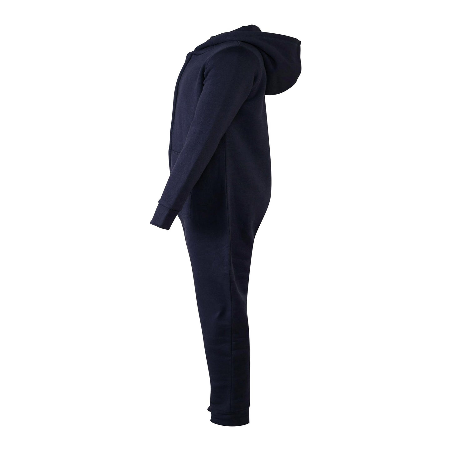 Sf Minni Kids Slim Fit All-In-One Loungewear with Front Zip and Kangaroo Pocket
