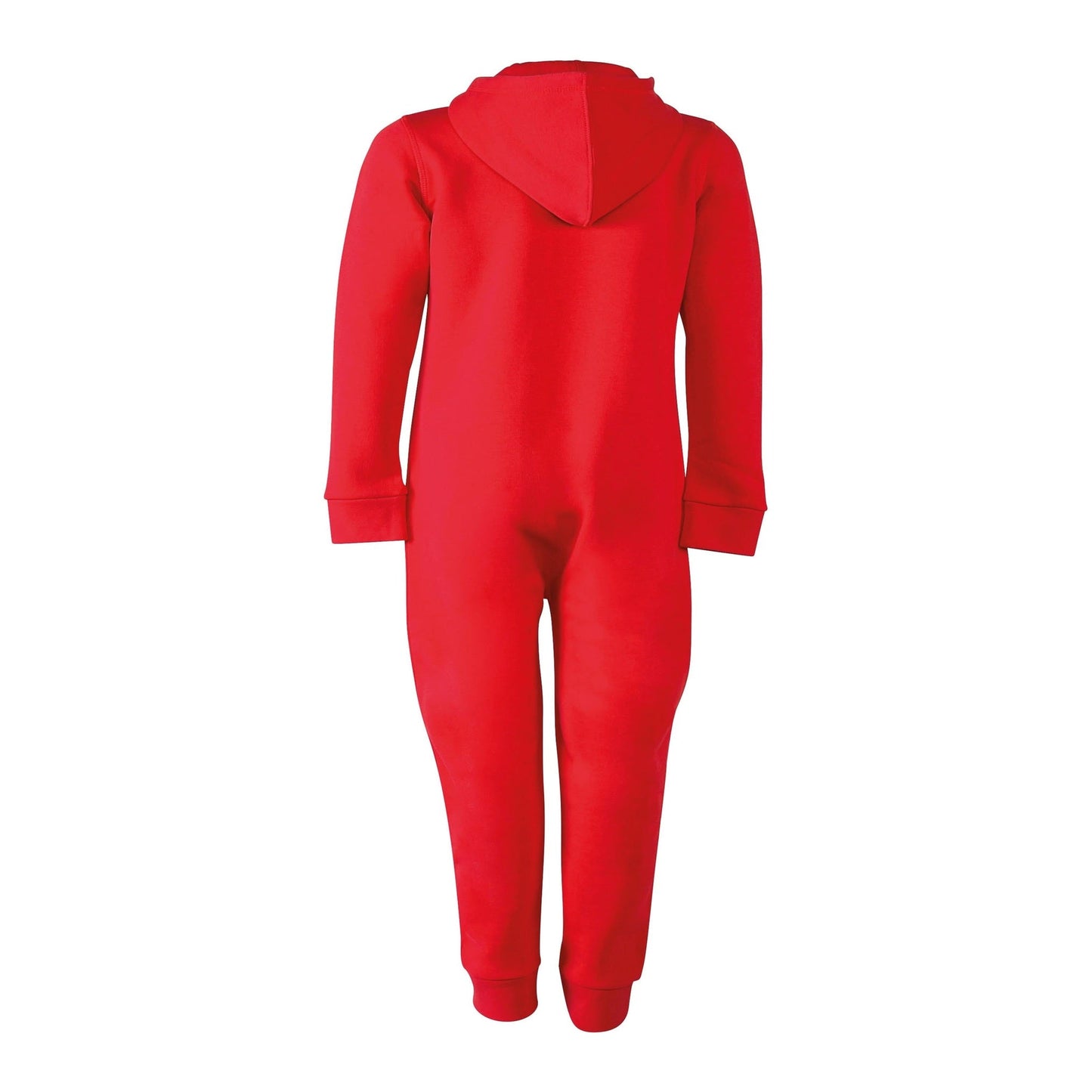 Sf Minni Kids Slim Fit All-In-One Loungewear with Front Zip and Kangaroo Pocket