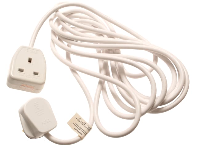 SMJ 5m Extension Lead 240V 1-Way 13A Indoor Power Cable UK Plug B1W5MP