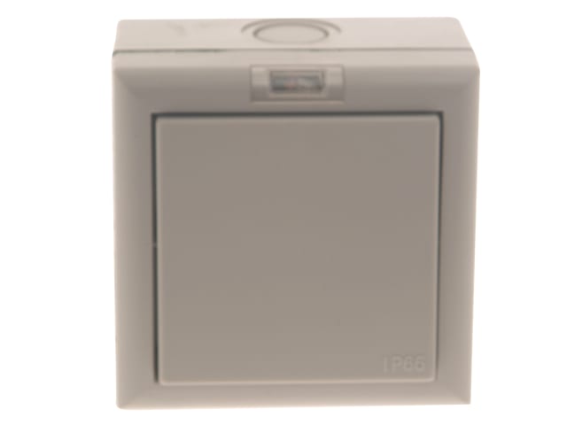SMJ IP66 2-Way Neon Switch 1-Gang Dust Tight Water Resistant Electrical Switch