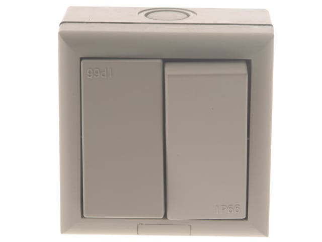 SMJ IP66 2-Way Switch 1-Gang Dust Tight Water Resistant Outdoor Use