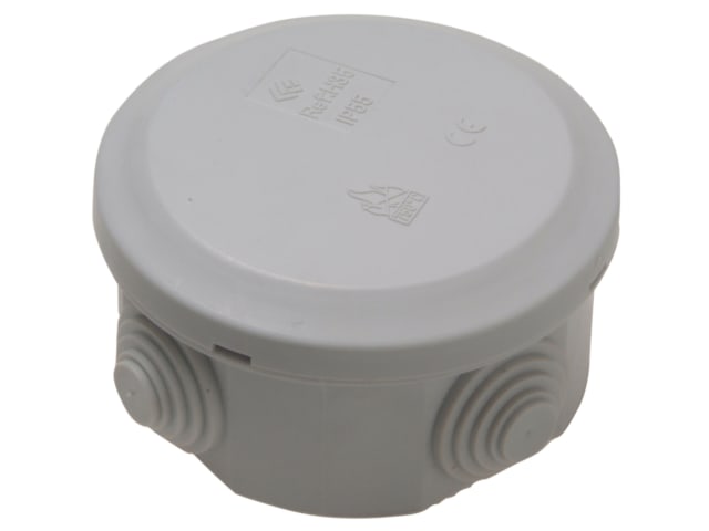 SMJ IP55 Junction Box 5T 70x70x40mm Impact-Resistant with 5-Way Terminal Block