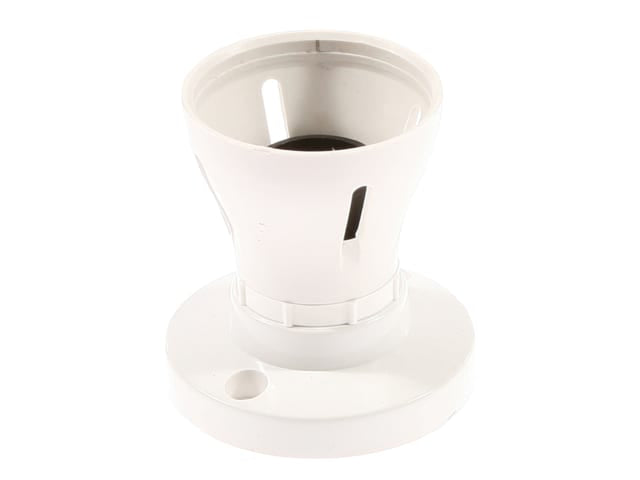 SMJ Straight Batten Lampholder White BC H.O. Skirt Traditional Style Pack