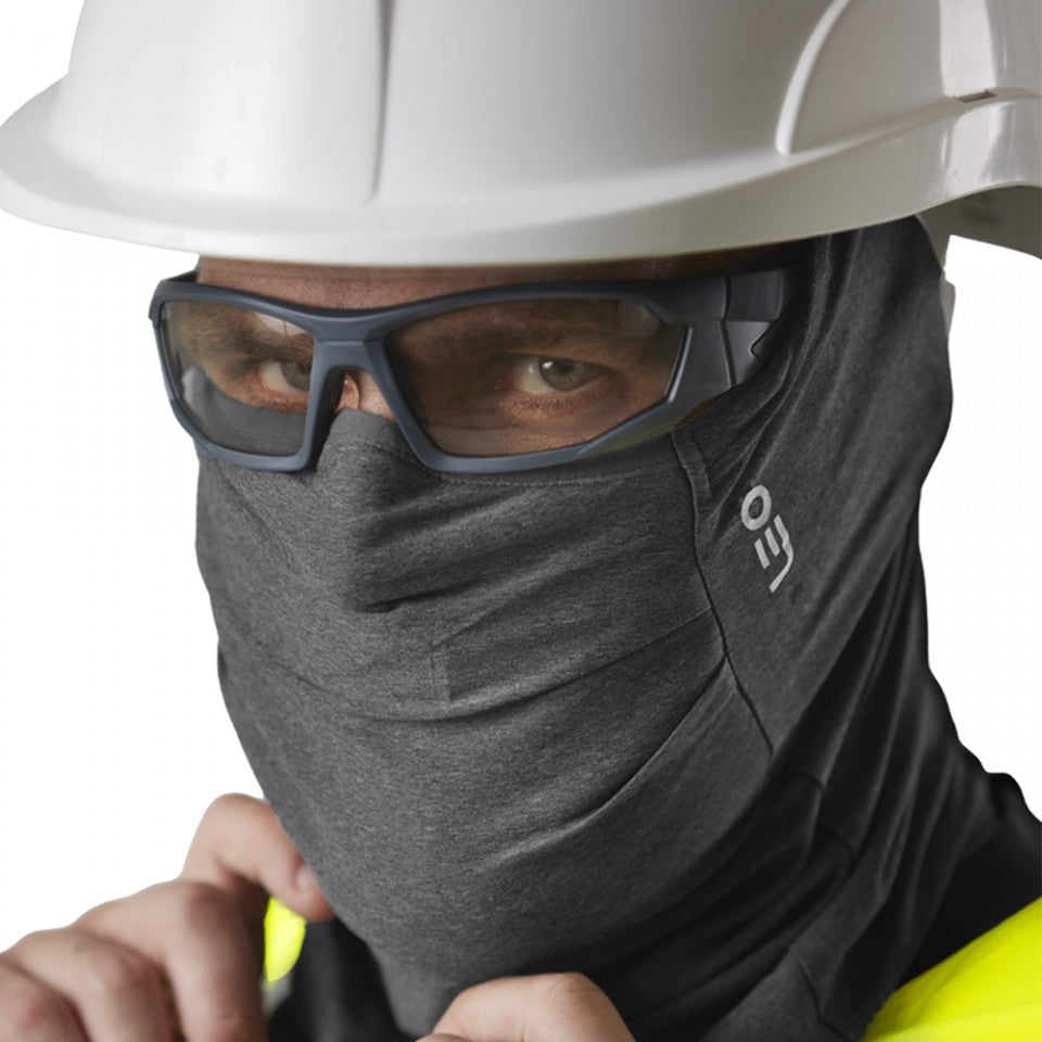 Leo Workwear EcoViz Snood HeiQ Viroblock 3-Layer Antimicrobial Comfort