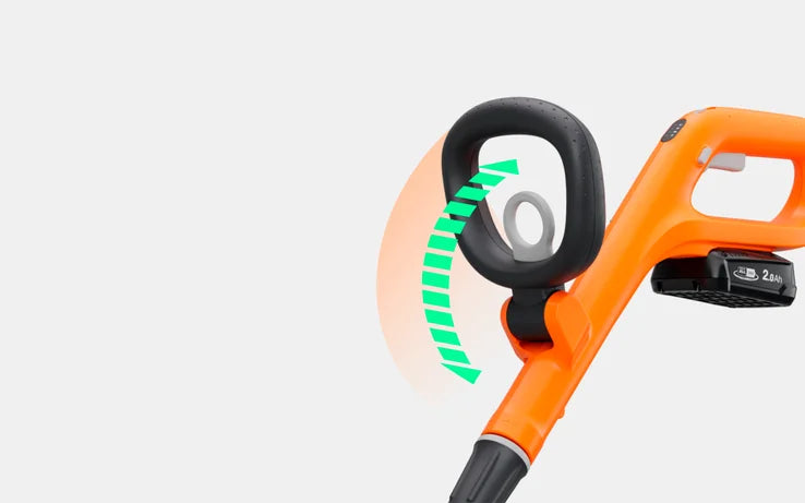 Flymo 18V EasiWeeder Cordless Weed Brush with Adjustable Handle and Speed