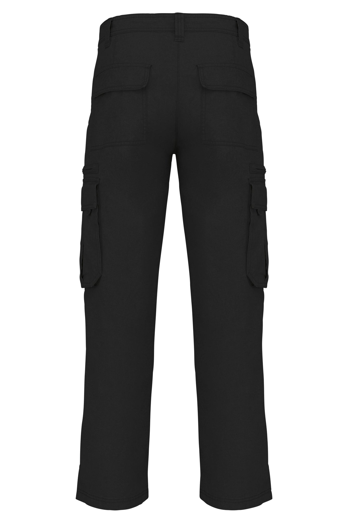 Kariban Multi Pocket Trousers 100% Cotton Heavy Canvas Zip Fly Unique Aged Look
