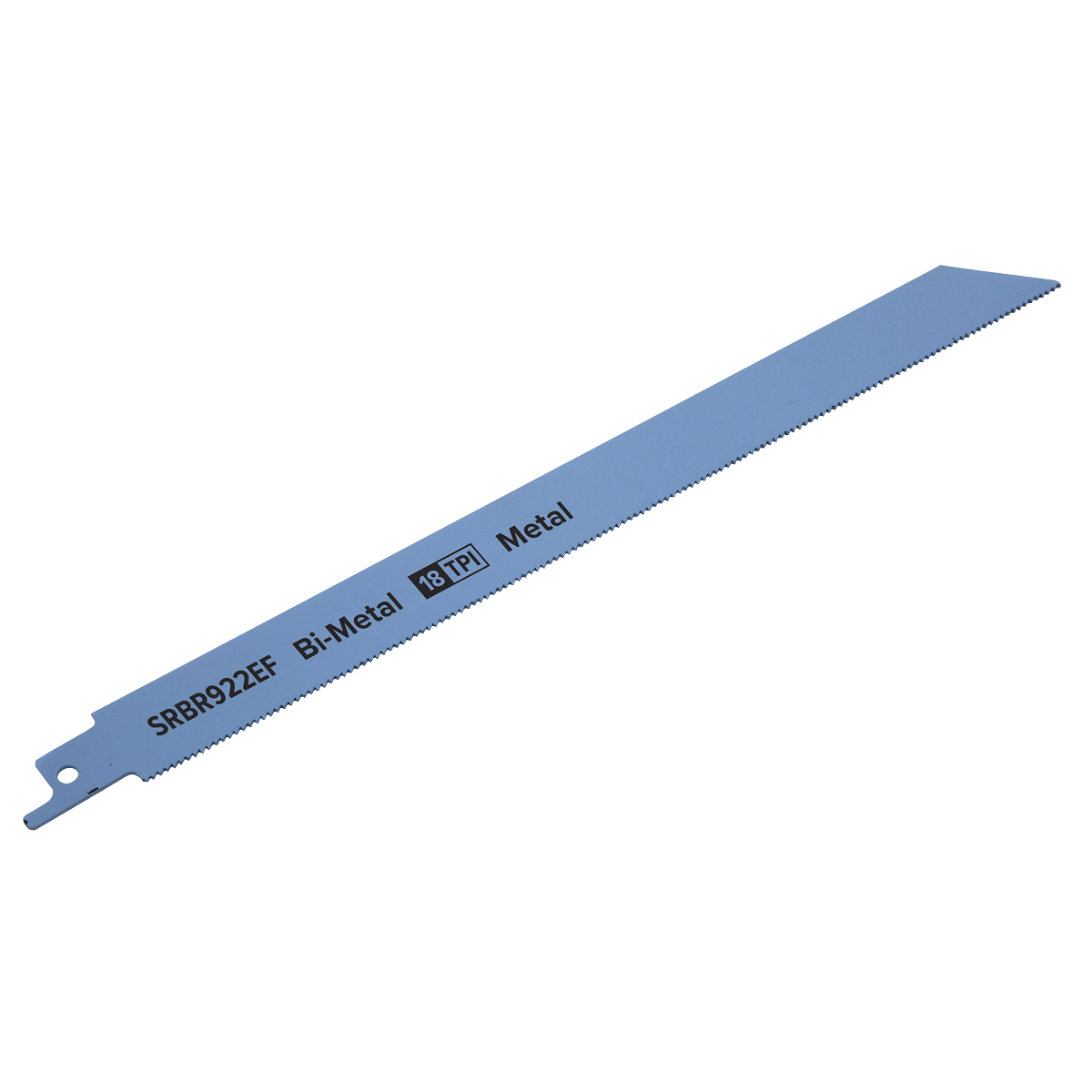 Sealey 230mm Bi-Metal Reciprocating Saw Blades 18tpi Pack of 5 for Metal Cutting