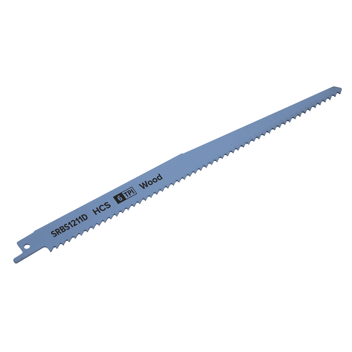 Sealey 250mm Reciprocating Saw Blades for Wood 6tpi Pack of 5 HCS