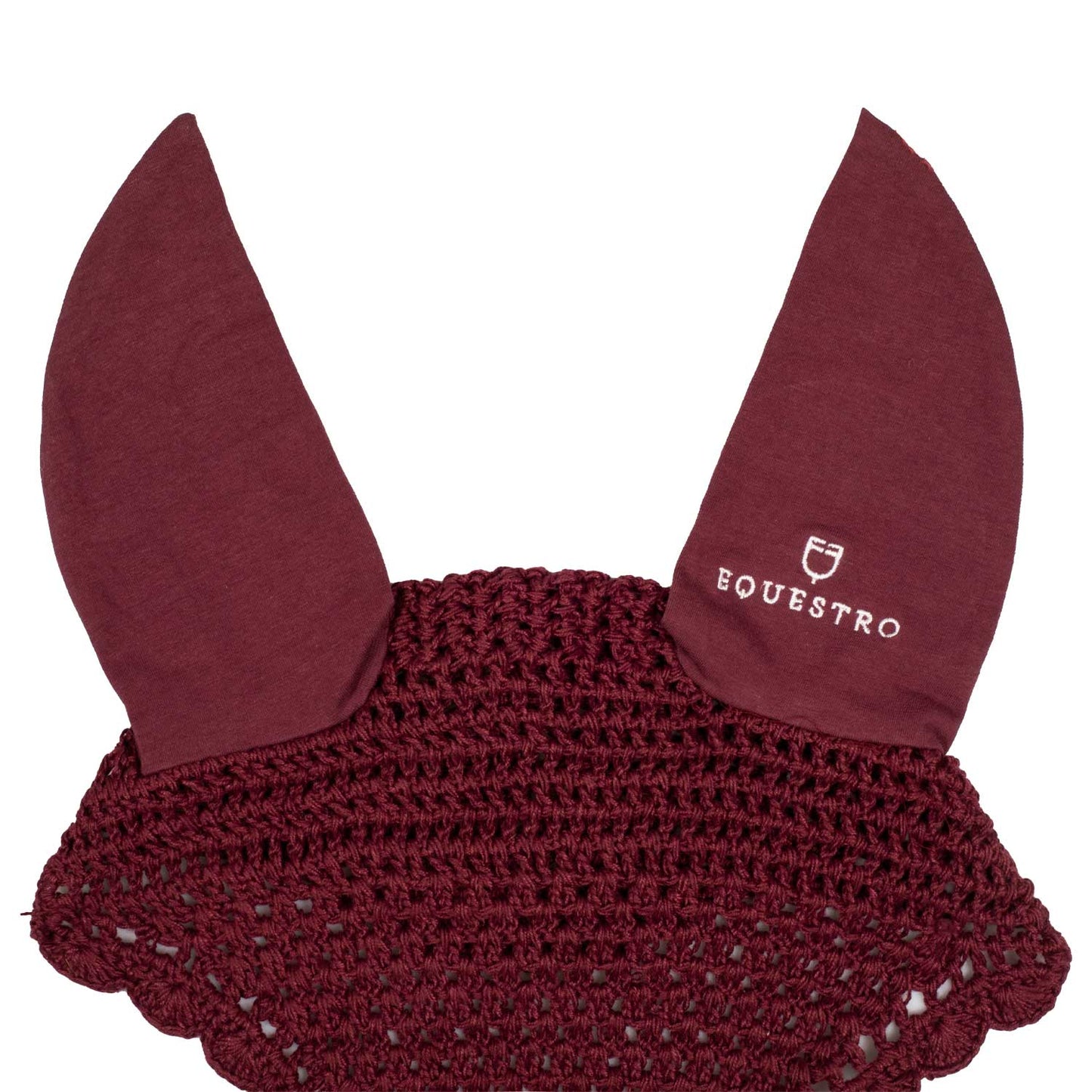 Equestro Horse Cotton Fly Veil With Noseband Attachment For Comfort