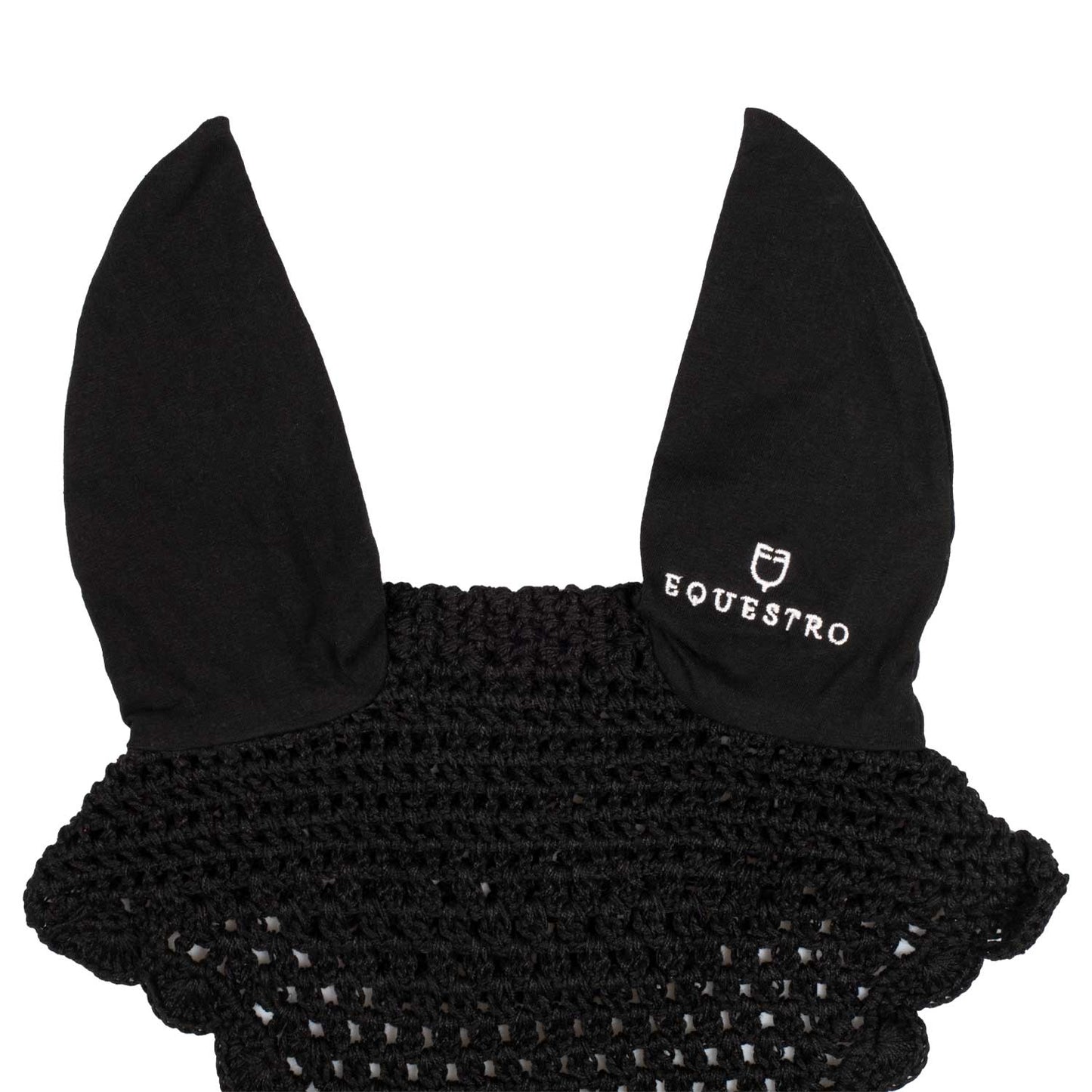Equestro Horse Cotton Fly Veil With Noseband Attachment For Comfort