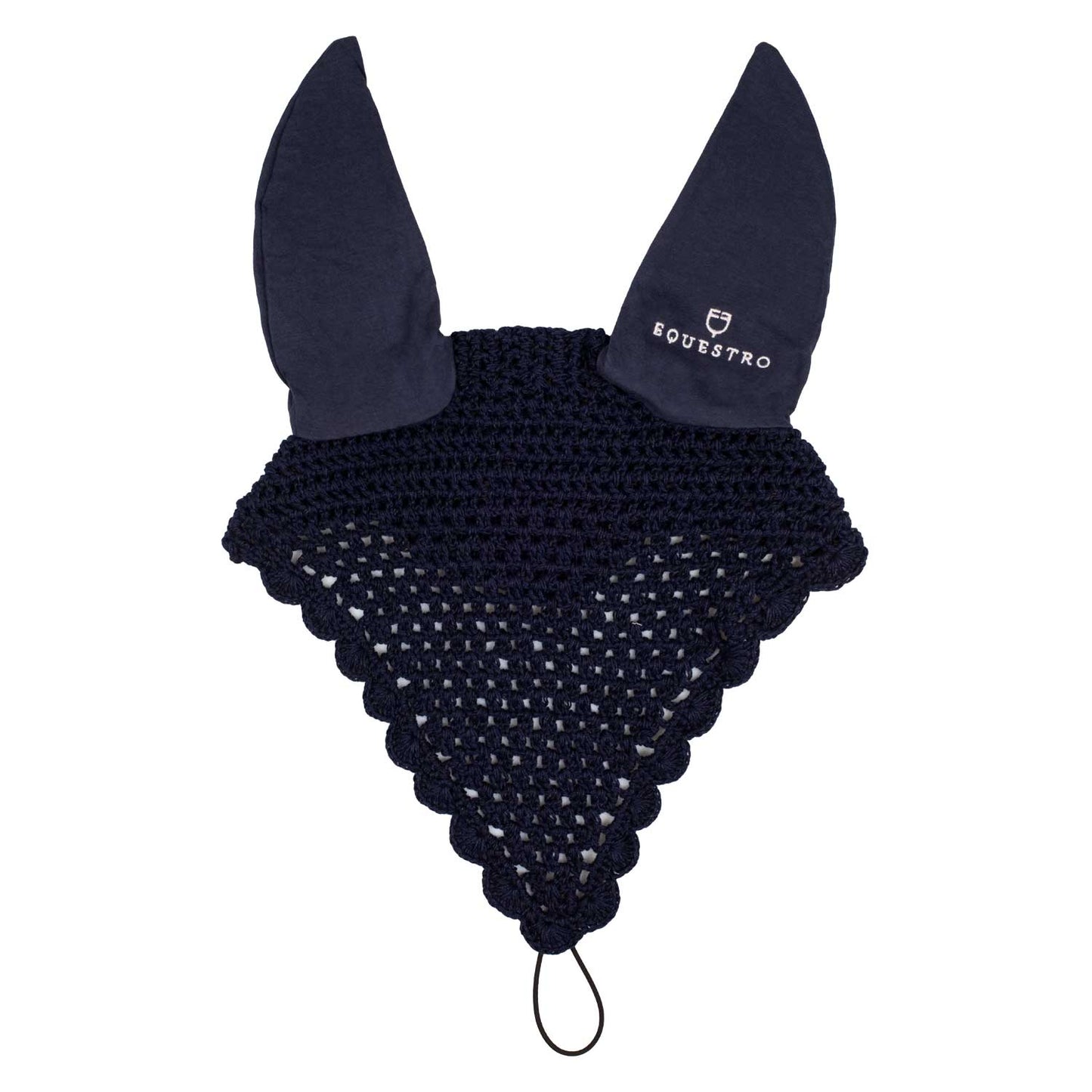 Equestro Horse Cotton Fly Veil With Noseband Attachment For Comfort