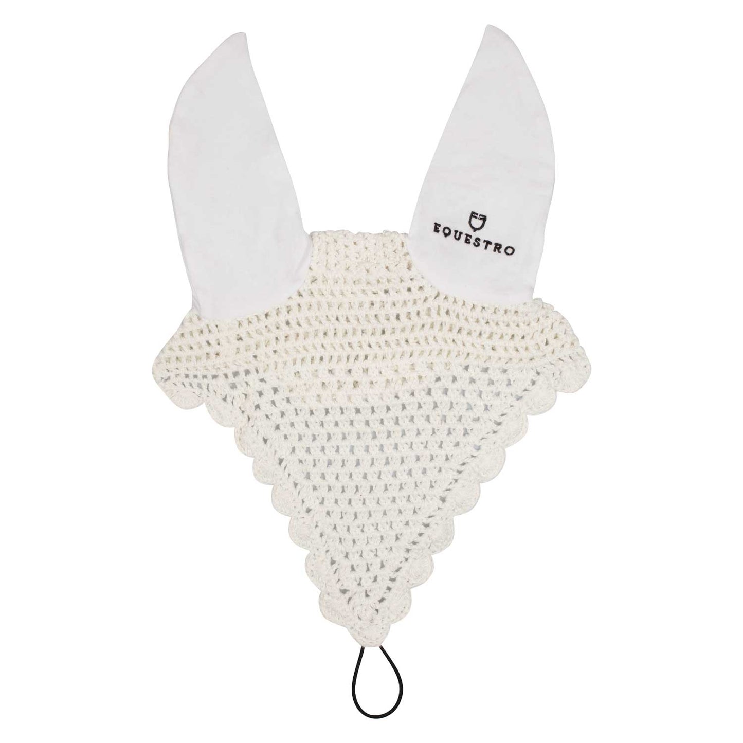 Equestro Horse Cotton Fly Veil With Noseband Attachment For Comfort