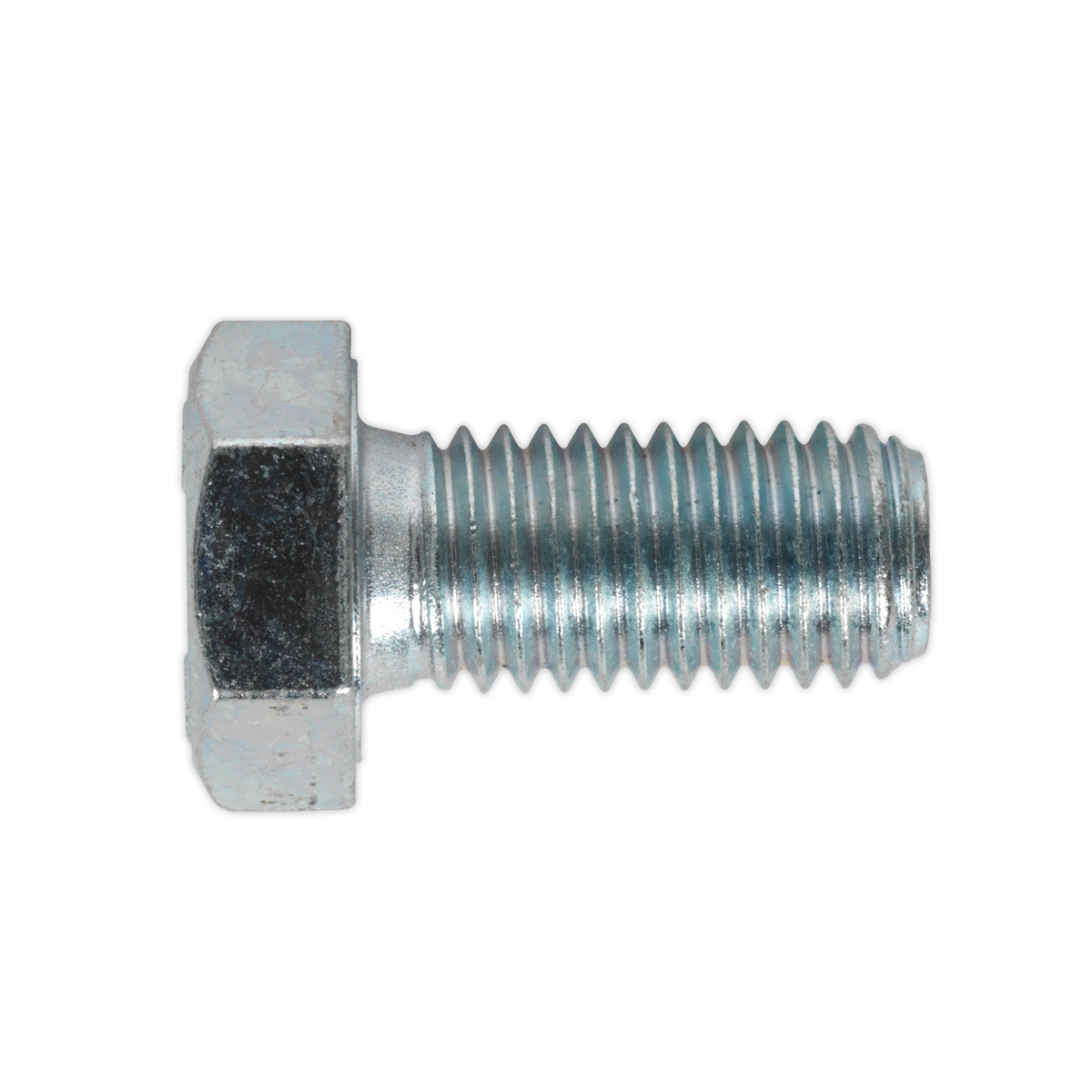 Sealey M12 x 25mm Zinc Plated Hexagon Setscrews Grade 8.8 Pack of 25
