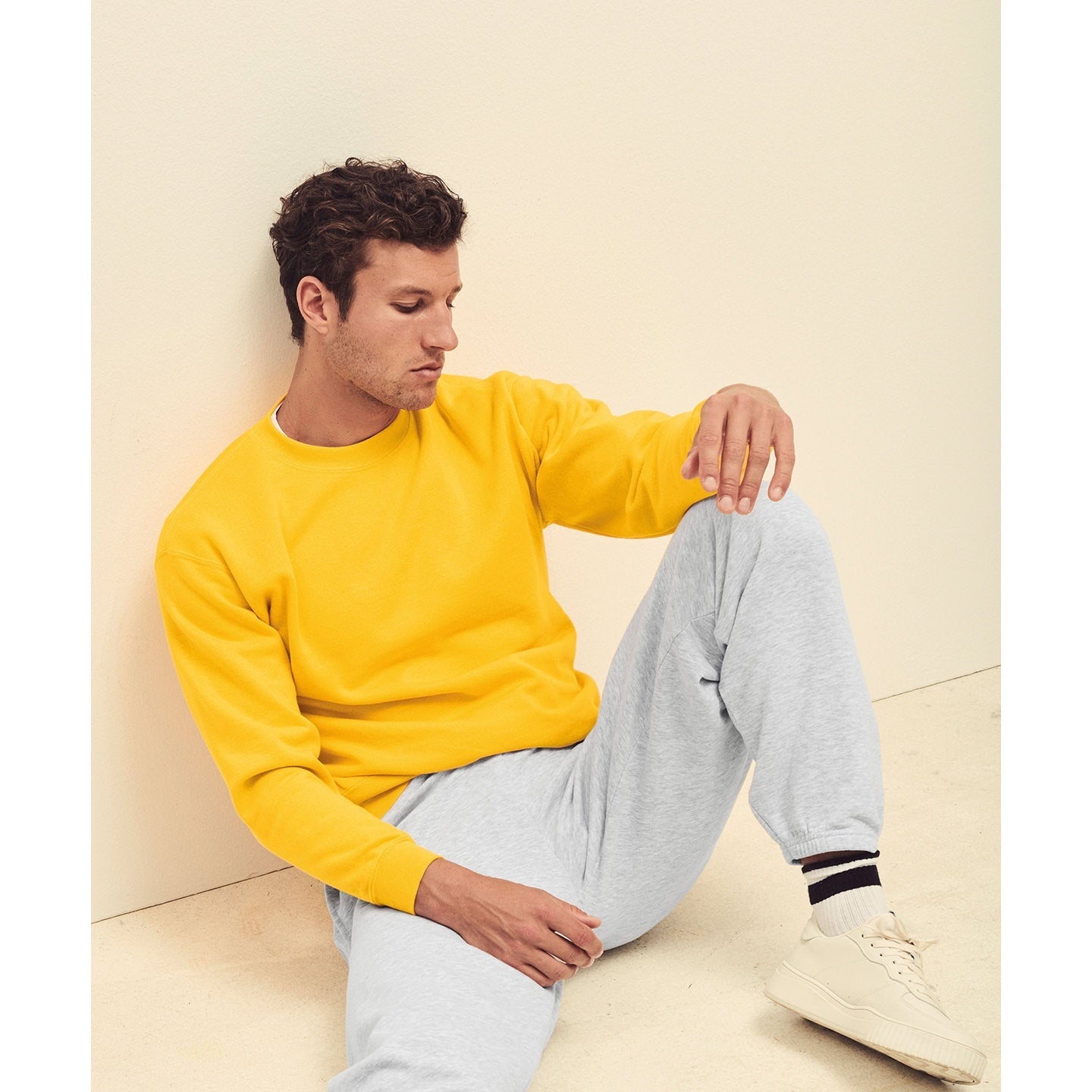Fruit Of The Loom Classic 80/20 Set-In Sweatshirt Bottle Green Size S-5XL