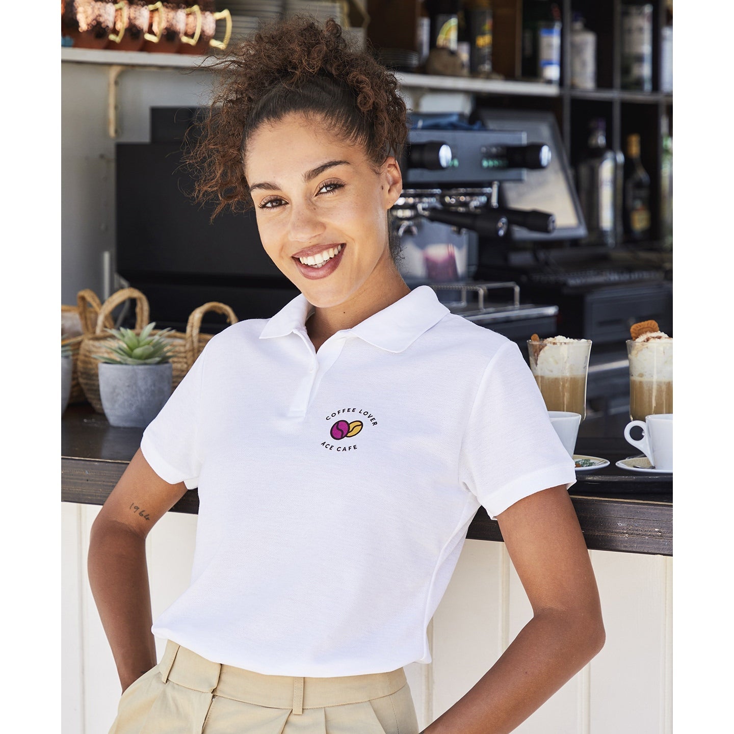 Fruit Of The Loom Women's 65/35 Polo Shirt Easy-Care 60Â°C Wash Feminine Fit
