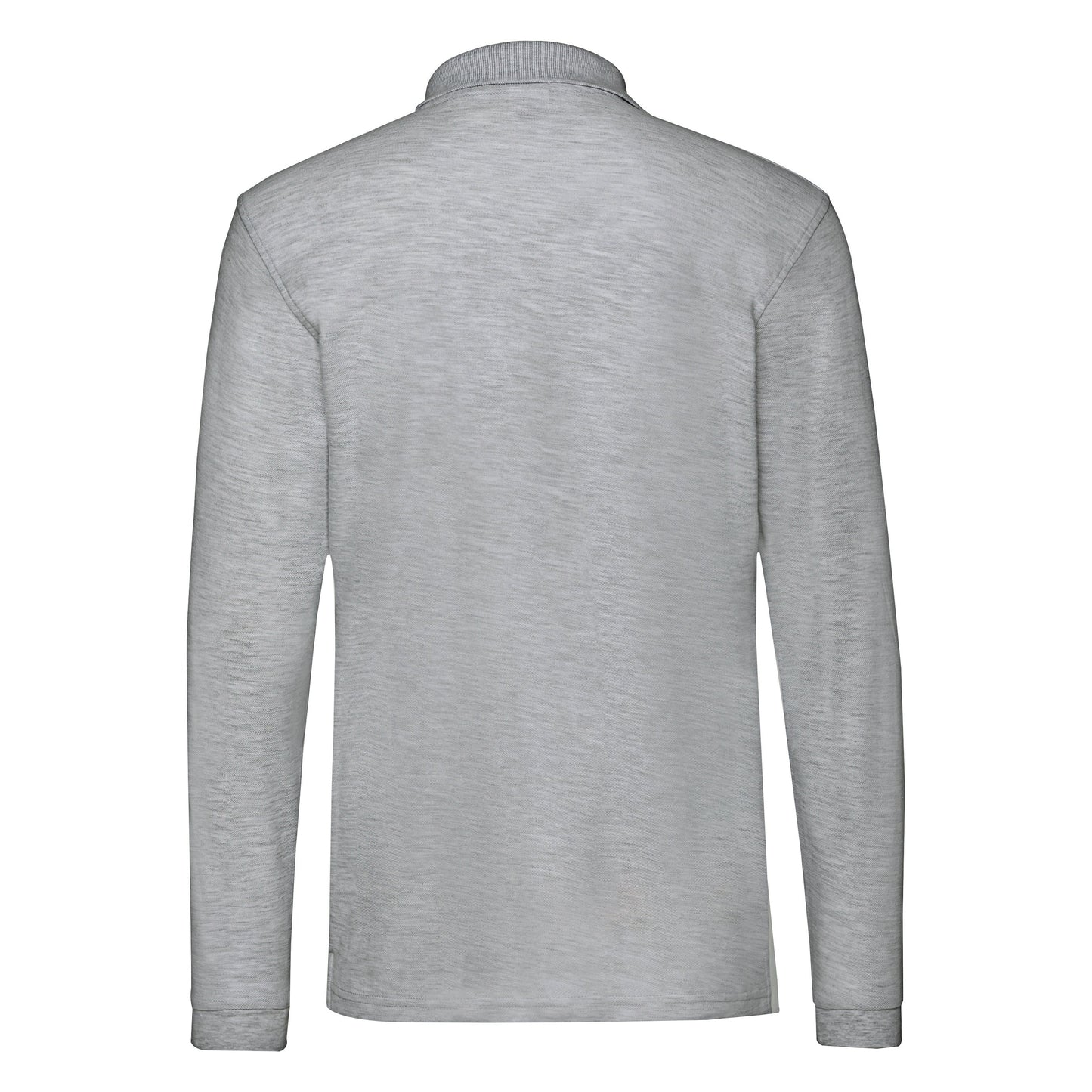 Fruit Of The Loom Premium Long Sleeve Polo Shirt with Side Vents and Rib Cuffs