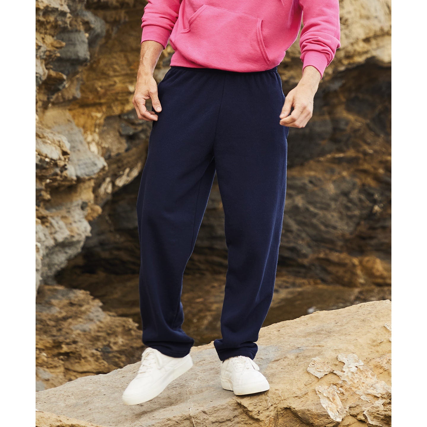 Fruit Of The Loom Classic Open Leg Sweatpants 80/20 Cotton Polyester Pockets