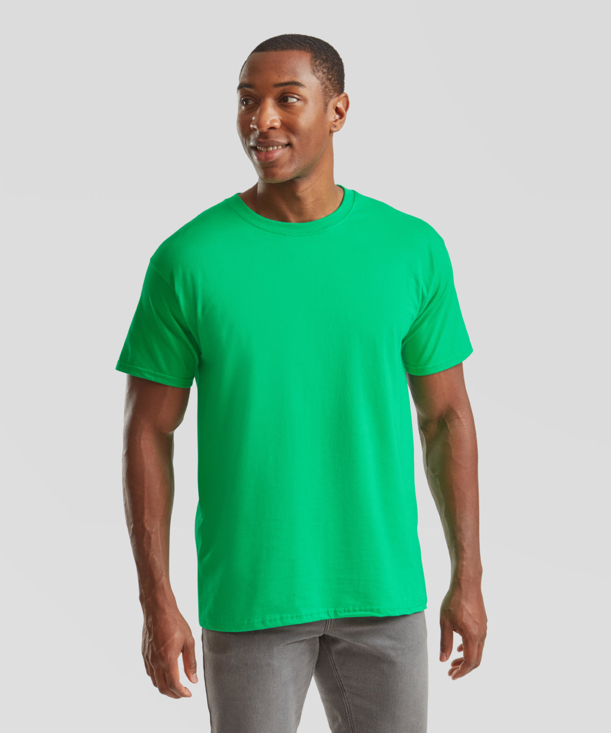 Fruit Of The Loom Iconic 195 Ringspun Premium T-Shirt Mountain Blue 100% Cotton