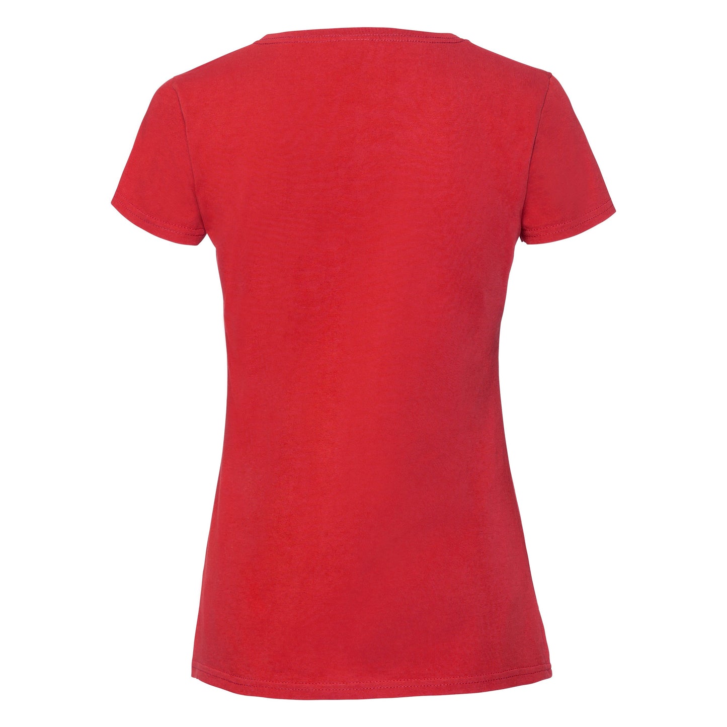 Fruit Of The Loom Women's Iconic 195 Ringspun T-Shirt Red Soft Cotton Fit