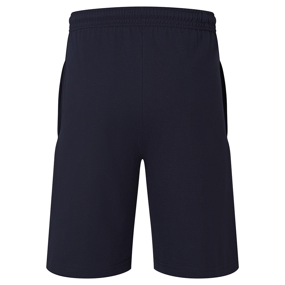 Fruit Of The Loom Iconic 195 Jersey Shorts 100% Cotton Elastic Waist Pockets