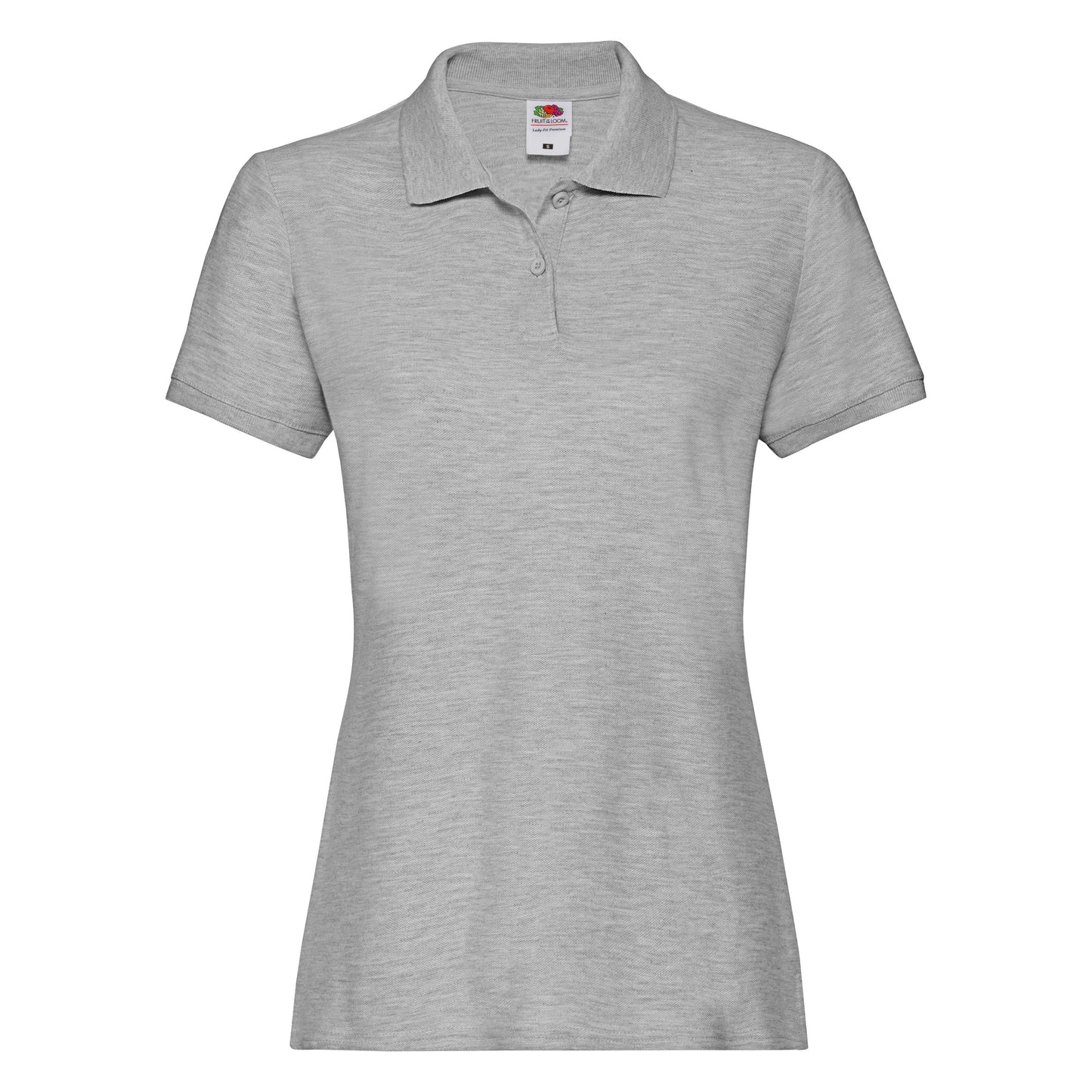 Fruit Of The Loom Women's Premium Polo Athletic Heather Feminine Fit 100% Cotton