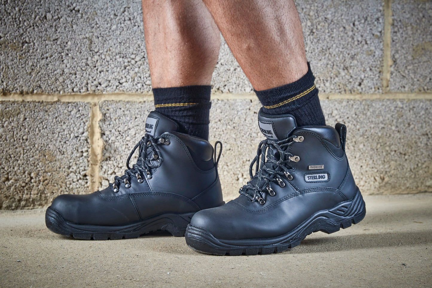 Apache Waterproof Safety Hiker Boots Steel Toe Anti-Static Comfort Size Options