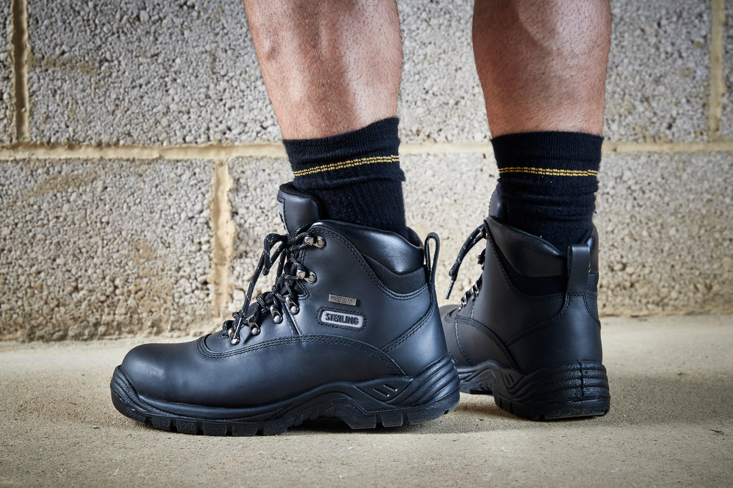 Apache Waterproof Safety Hiker Boots Steel Toe Anti-Static Comfort Size Options