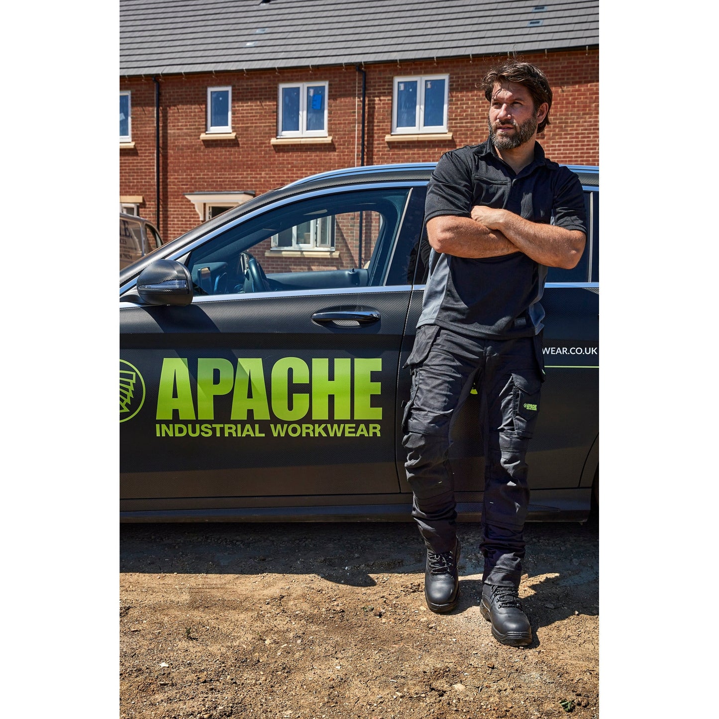 Apache Waterproof Safety Hiker Boots Steel Toe Anti-Static Comfort Size Options