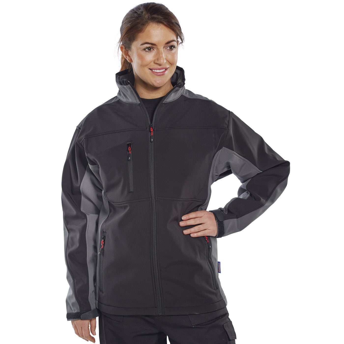 Beeswift Soft Shell Jacket High Stretch Water Resistant Windproof Fleece Lined
