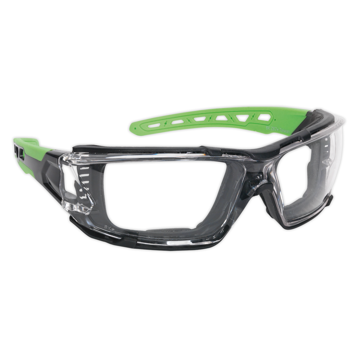 Sealey Safety Spectacles Clear Lens with EVA Foam Lining Lightweight Design