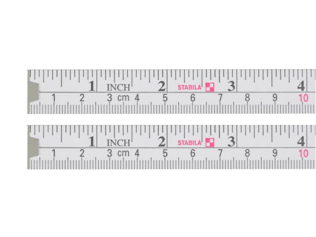 Stabila Wooden Folding Rule 2m Double-Sided Beech High Accuracy Class III