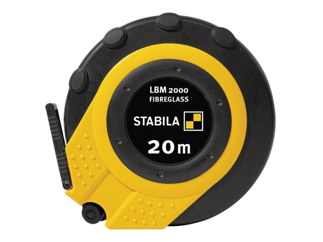 Stabila LBM 2000 20m Closed Fibreglass Tape Measure 13mm Metric Shatterproof
