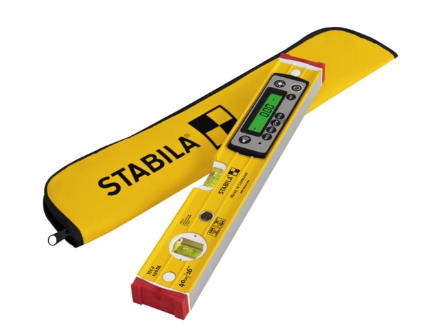 Stabila TECH 196 DL Digital Spirit Level 40cm with Illumination & IP67 Protect.