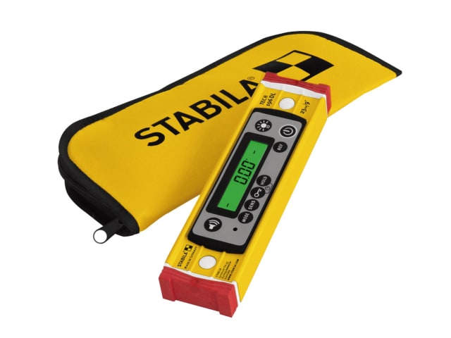 Stabila TECH 196 DL Digital Spirit Level 23cm with Illumination and IP67 Rating