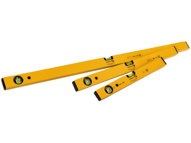 Stabila 70 Spirit Level Set 3 Piece 40cm 60cm 100cm Accurate DIY Professional