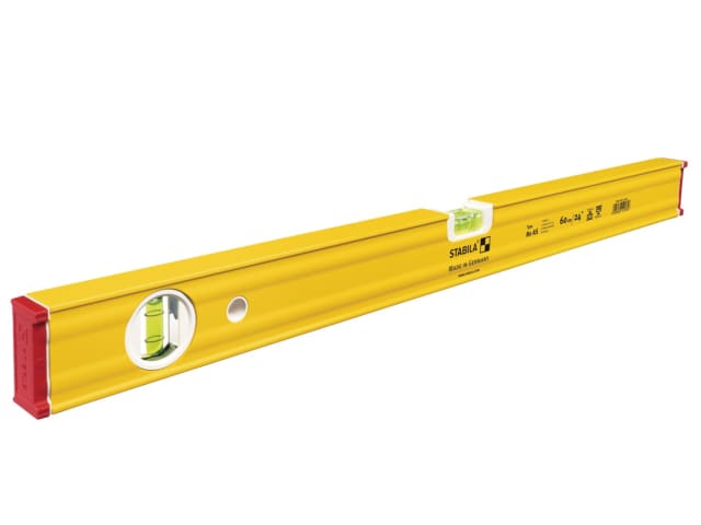 Stabila 80 AS Spirit Level 60cm 2 Vial High Accuracy Durable Aluminium Tool
