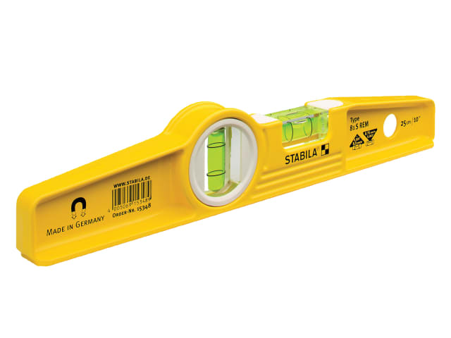 Stabila 81S REM Magnetic Torpedo Level 25cm Rare Earth Strong Accuracy