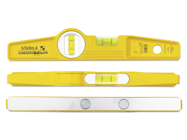 Stabila 81S REM Magnetic Torpedo Level 25cm Rare Earth Strong Accuracy