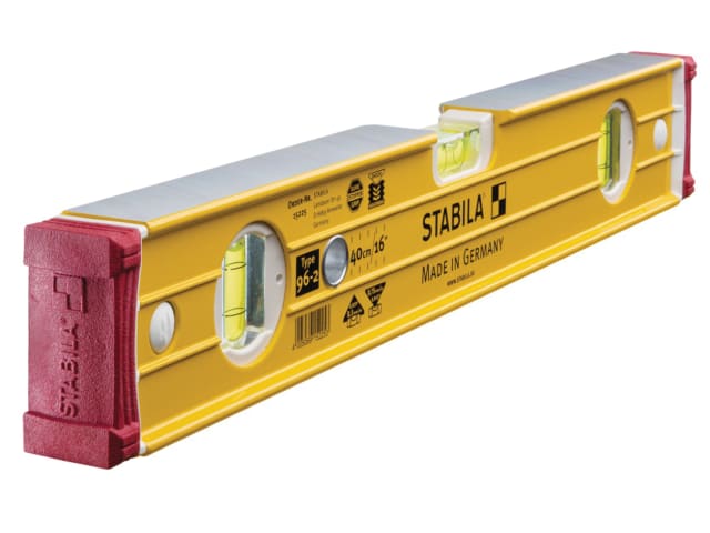 Stabila 96-2-40 Spirit Level 40cm 3 Vial Accurate Measurement Tool