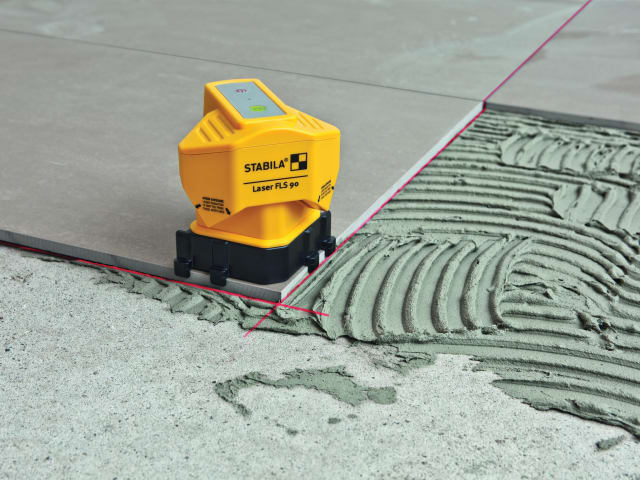 Stabila FLS 90 Floor Line Laser with 90Â° Angle and Dual Purpose Base